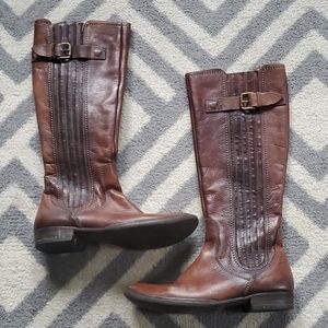 Romanian leather boots.